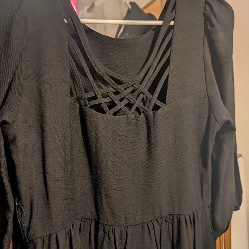 Elegant Black Women's Dress